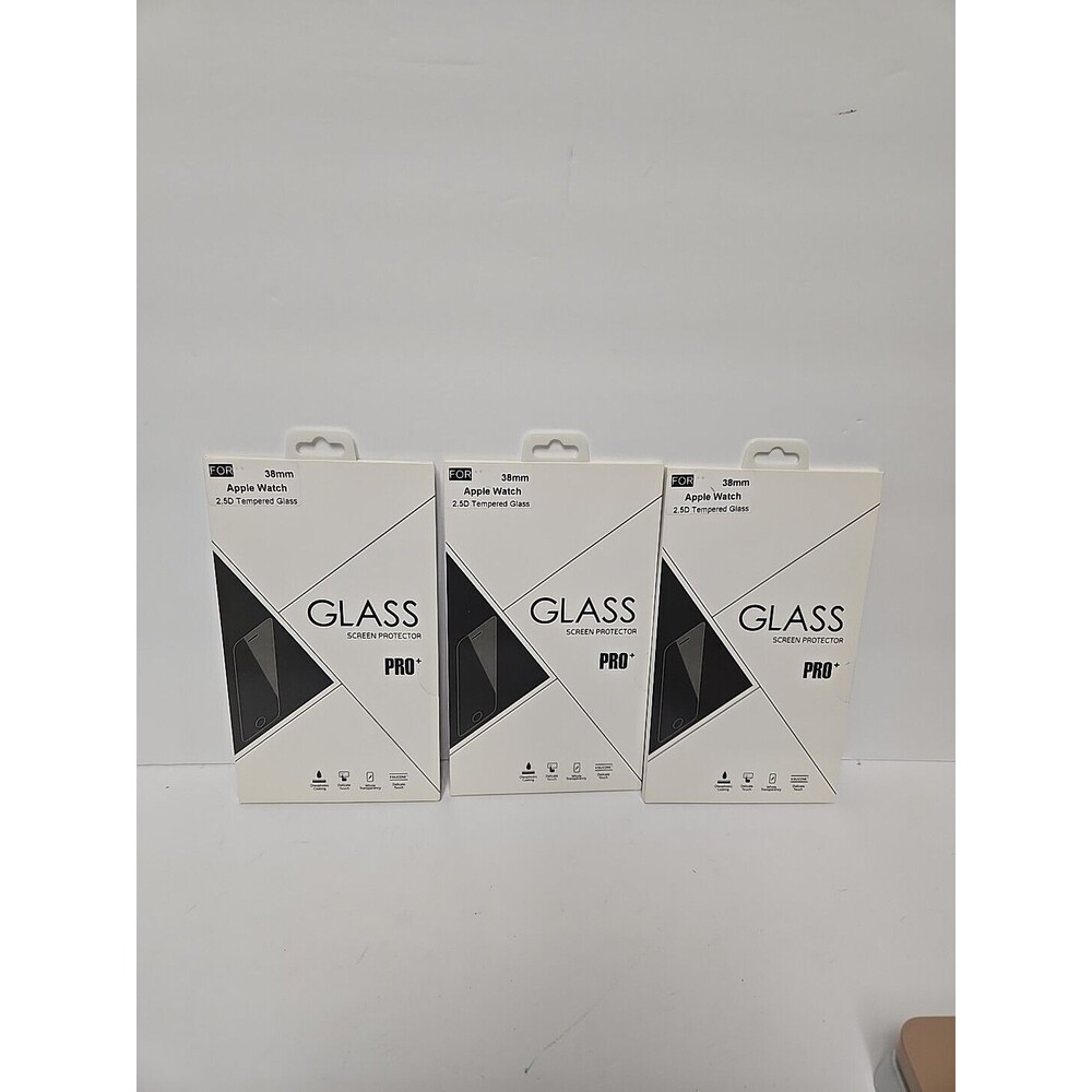 3-Pack For Apple Watch Full Screen Protector iWatch 38mm